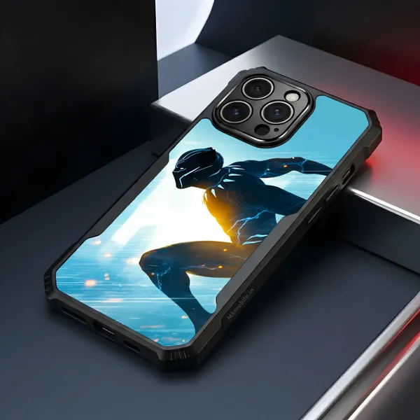 Marvel_Character_Black_Panther_The_King_Of_Wakandan_Design_Printed_Bumper_Glossy_Back_Case_Cover_With_Camera_Protection_Mk000517_Ip