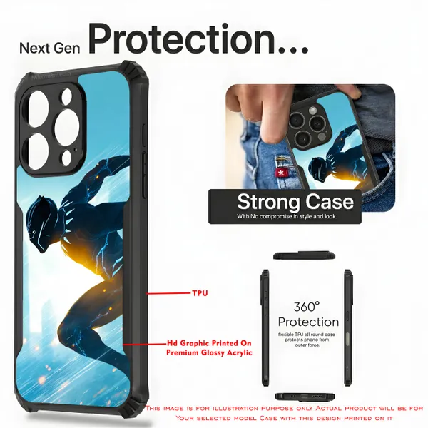 Marvel_Character_Black_Panther_The_King_Of_Wakandan_Design_Printed_Bumper_Glossy_Back_Case_Cover_With_Camera_Protection_Mk000517_Ip