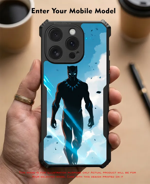 Marvel_Character_Black_Panther_The_King_Of_Wakandan_Design_Printed_Bumper_Glossy_Back_Case_Cover_With_Camera_Protection_Mk000518_Ip