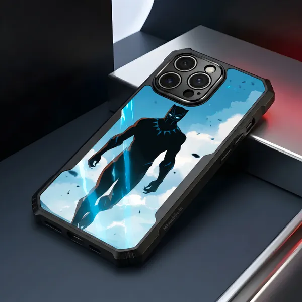 Marvel_Character_Black_Panther_The_King_Of_Wakandan_Design_Printed_Bumper_Glossy_Back_Case_Cover_With_Camera_Protection_Mk000518_Ip