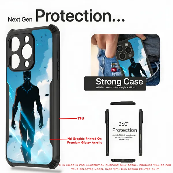 Marvel_Character_Black_Panther_The_King_Of_Wakandan_Design_Printed_Bumper_Glossy_Back_Case_Cover_With_Camera_Protection_Mk000518_Ip