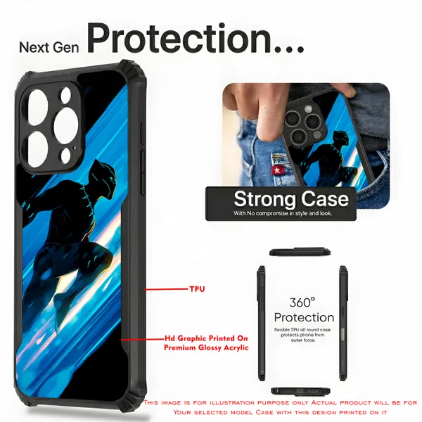 Marvel_Character_Black_Panther_The_King_Of_Wakandan_Design_Printed_Bumper_Glossy_Back_Case_Cover_With_Camera_Protection_Mk000519_Ip