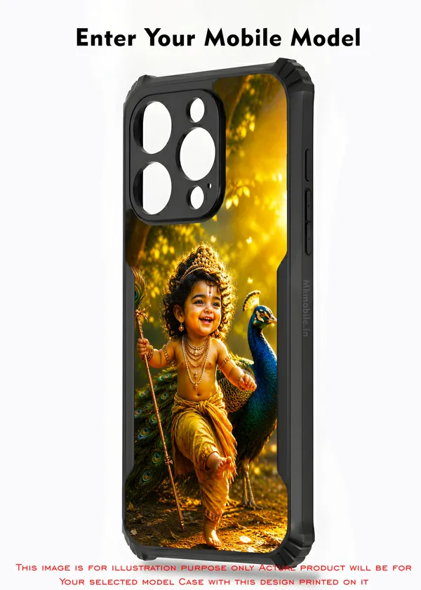 Tamil_Kadavul_Murugan_With_Mayil_Design_Printed_Bumper_Glossy_Back_Case_Cover_With_Camera_Protection_Mk000520_Ip