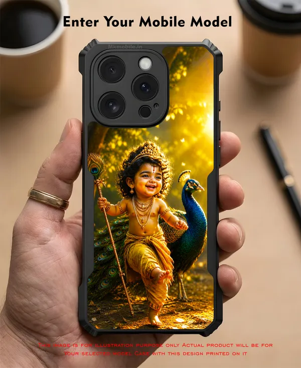 Tamil_Kadavul_Murugan_With_Mayil_Design_Printed_Bumper_Glossy_Back_Case_Cover_With_Camera_Protection_Mk000520_Ip
