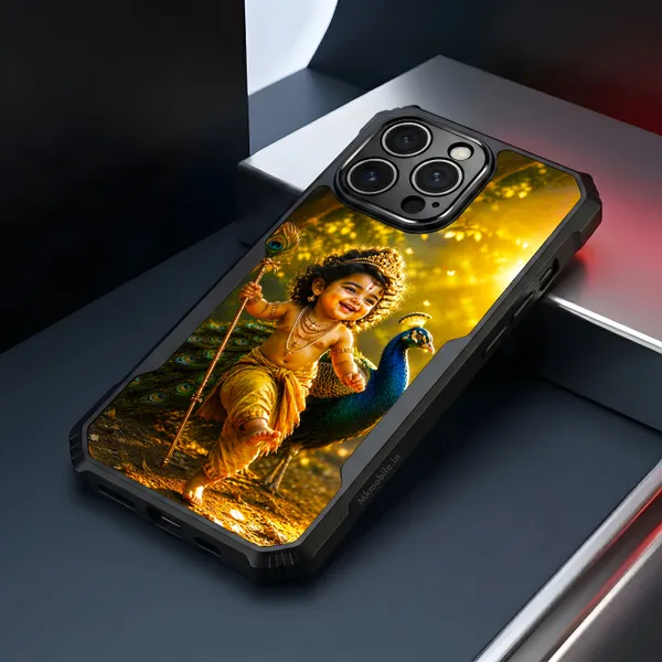 Tamil_Kadavul_Murugan_With_Mayil_Design_Printed_Bumper_Glossy_Back_Case_Cover_With_Camera_Protection_Mk000520_Ip