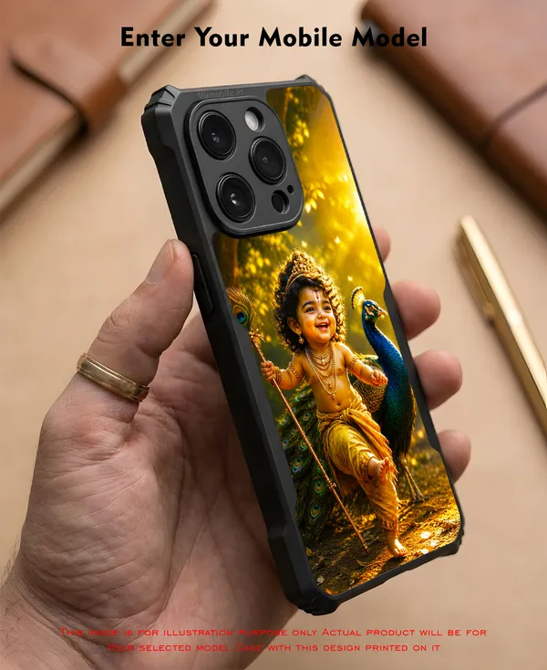 Tamil_Kadavul_Murugan_With_Mayil_Design_Printed_Bumper_Glossy_Back_Case_Cover_With_Camera_Protection_Mk000520_Ip