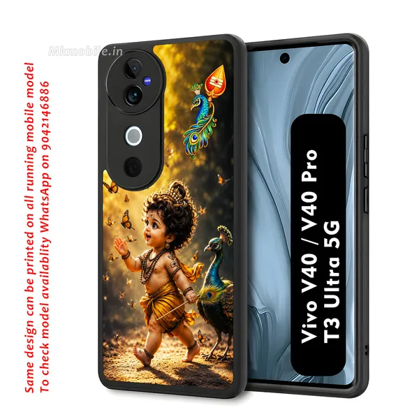 Cute_baby_Tamil_Kadavul_Murugan_With_Mayil_Design_Printed_Premium_Glossy_Back_Case_Cover_With_Camera_Protection_For_Vivo_V40_5G_/_V40_Pro_5G_/_T3_Ultra_5G_MK000521_Bx