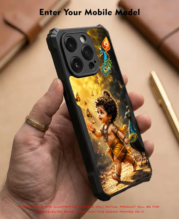Tamil_Kadavul_Murugan_With_Mayil_Design_Printed_Bumper_Glossy_Back_Case_Cover_With_Camera_Protection_Mk000521_Ip