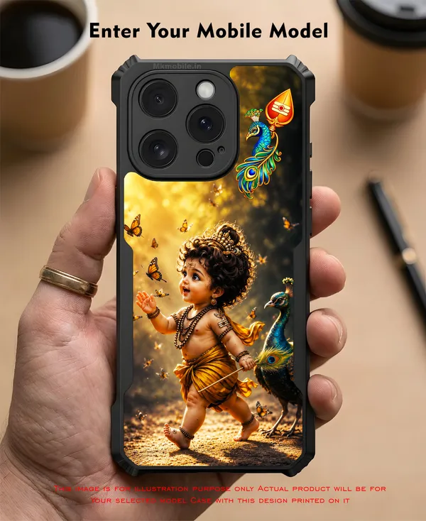 Tamil_Kadavul_Murugan_With_Mayil_Design_Printed_Bumper_Glossy_Back_Case_Cover_With_Camera_Protection_Mk000521_Ip