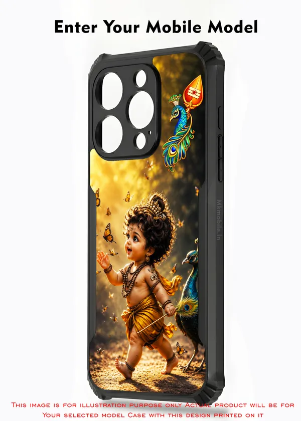 Tamil_Kadavul_Murugan_With_Mayil_Design_Printed_Bumper_Glossy_Back_Case_Cover_With_Camera_Protection_Mk000521_Ip