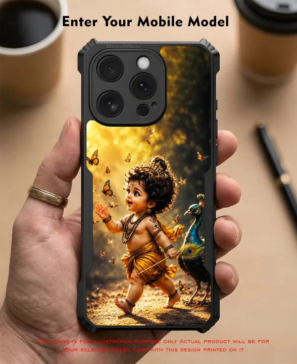 Tamil_Kadavul_Murugan_With_Mayil_Design_Printed_Bumper_Glossy_Back_Case_Cover_With_Camera_Protection_Mk000522_Ip