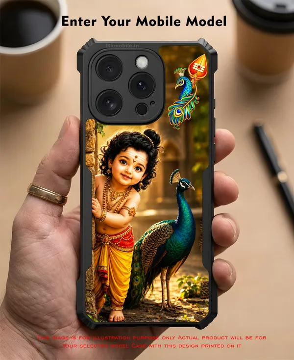 Tamil_Kadavul_Murugan_With_Mayil_Design_Printed_Bumper_Glossy_Back_Case_Cover_With_Camera_Protection_Mk000523_Ip