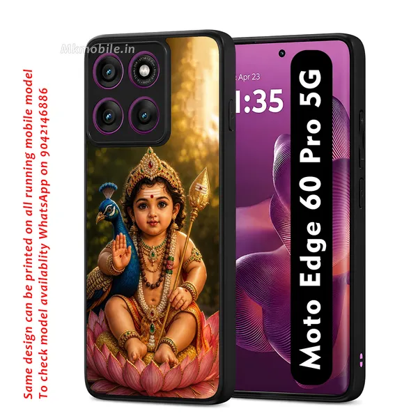 Cute_baby_Tamil_Kadavul_Murugan_With_Mayil_Design_Printed_Premium_Glossy_Back_Case_Cover_With_Camera_Protection_For_Moto_Edge_60_Pro_5G_MK000525_Bx