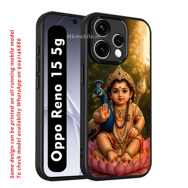 Cute_baby_Tamil_Kadavul_Murugan_With_Mayil_Design_Printed_Premium_Glossy_Back_Case_Cover_With_Camera_Protection_For_OPPO_RENO_15_5g_MK000525_Bx