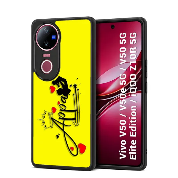 Appa_Typography_Yellow_Design_Printed_Premium_Glossy_Back_Case_Cover_With_Camera_Protection_For_Vivo_V50_/_V50e_/_V50_5g_Elite_Edition_/_iQOO_Z10r_5g_MK000529_Bx