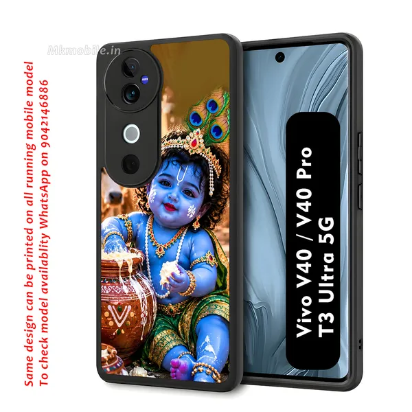 Baby_Krishna_Eating_Butter_Design_Printed_Premium_Glossy_Back_Case_Cover_With_Camera_Protection_For_Vivo_V40_5G_/_V40_Pro_5G_/_T3_Ultra_5G_MK000530_Bx
