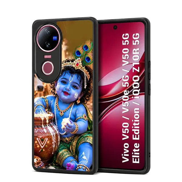 Baby_Krishna_Eating_Butter_Design_Printed_Premium_Glossy_Back_Case_Cover_With_Camera_Protection_For_Vivo_V50_/_V50e_/_V50_5g_Elite_Edition_/_iQOO_Z10r_5g_MK000530_Bx