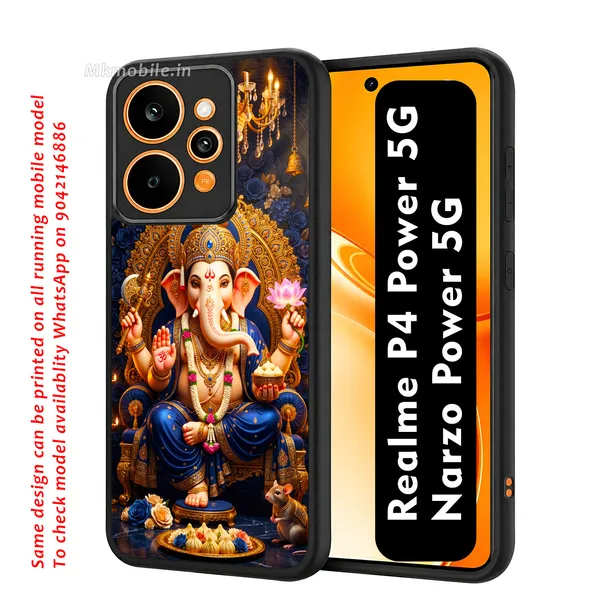 God_Vinayagar_Ganapathi_Lord_Ganesha_Design_Printed_Premium_Glossy_Back_Case_Cover_With_Camera_Protection_For_Realme_P4_Power_5G_/_Narzo_Power_5G_MK000531_Bx
