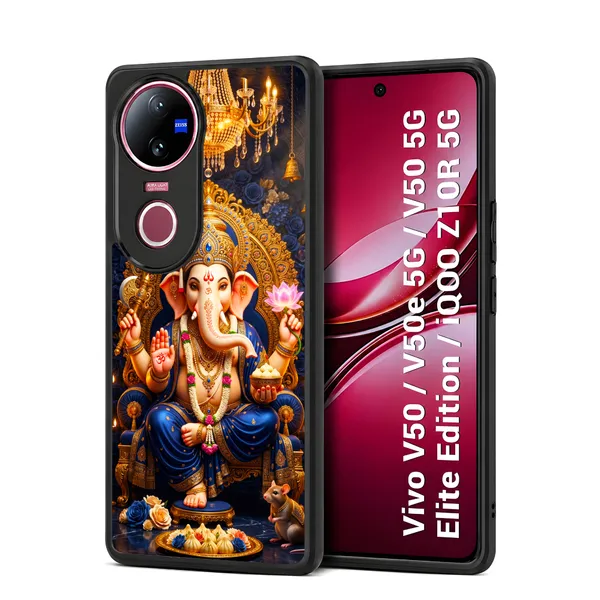 God_Vinayagar_Ganapathi_Lord_Ganesha_Design_Printed_Premium_Glossy_Back_Case_Cover_With_Camera_Protection_For_Vivo_V50_/_V50e_/_V50_5g_Elite_Edition_/_iQOO_Z10r_5g_MK000531_Bx