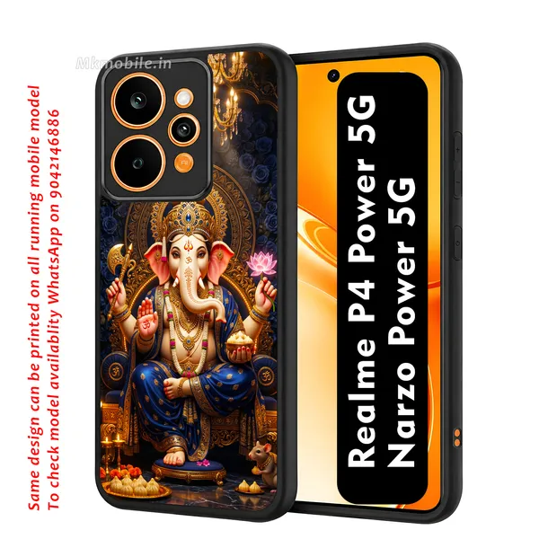 God_Vinayagar_Ganapathi_Lord_Ganesha_Design_Printed_Premium_Glossy_Back_Case_Cover_With_Camera_Protection_For_Realme_P4_Power_5G_/_Narzo_Power_5G_MK000532_Bx