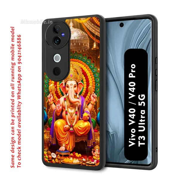 God_Vinayagar_Ganapathi_Lord_Ganesha_Design_Printed_Premium_Glossy_Back_Case_Cover_With_Camera_Protection_For_Vivo_V40_5G_/_V40_Pro_5G_/_T3_Ultra_5G_MK000533_Bx