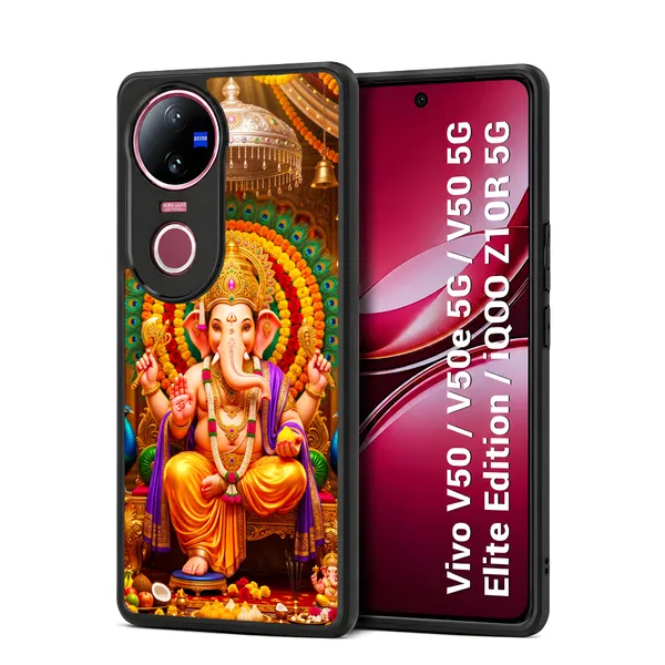God_Vinayagar_Ganapathi_Lord_Ganesha_Design_Printed_Premium_Glossy_Back_Case_Cover_With_Camera_Protection_For_Vivo_V50_/_V50e_/_V50_5g_Elite_Edition_/_iQOO_Z10r_5g_MK000533_Bx