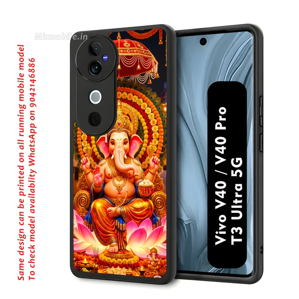 God_Vinayagar_Ganapathi_Lord_Ganesha_Design_Printed_Premium_Glossy_Back_Case_Cover_With_Camera_Protection_For_Vivo_V40_5G_/_V40_Pro_5G_/_T3_Ultra_5G_MK000534_Bx