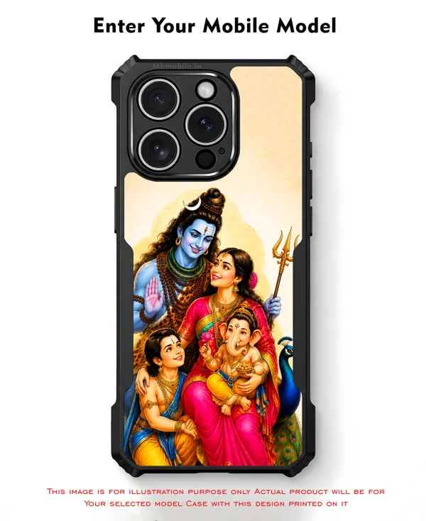 Shivan_&_Parvathi_With_Vinayagar_&_Murugan_Design_Printed_Bumper_Glossy_Back_Case_Cover_With_Camera_Protection_Mk000536_Ip