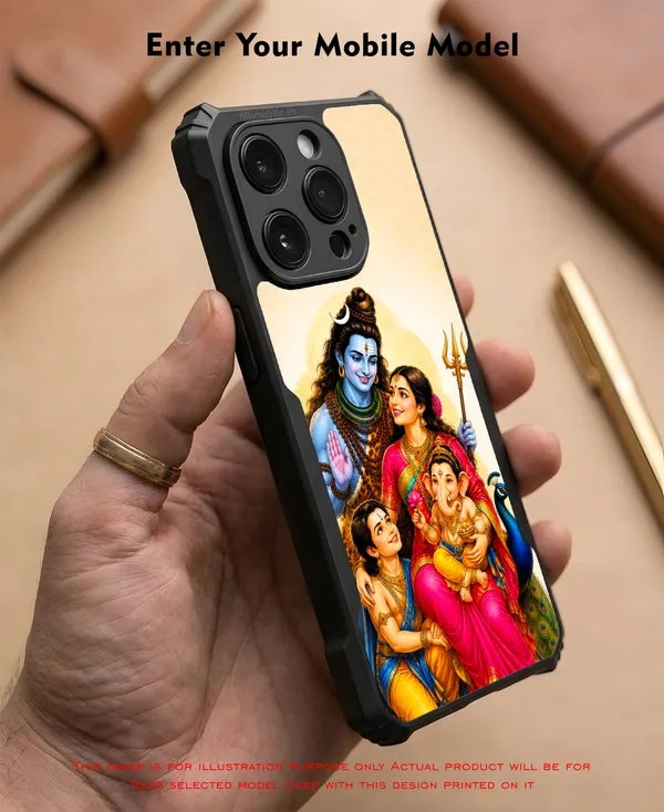 Shivan_&_Parvathi_With_Vinayagar_&_Murugan_Design_Printed_Bumper_Glossy_Back_Case_Cover_With_Camera_Protection_Mk000536_Ip