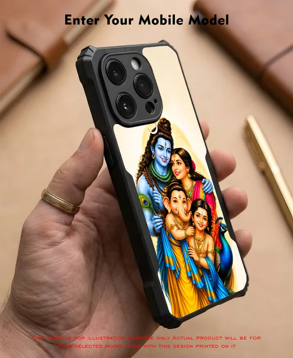 Shivan_&_Parvathi_With_Vinayagar_&_Murugan_Design_Printed_Bumper_Glossy_Back_Case_Cover_With_Camera_Protection_Mk000537_Ip