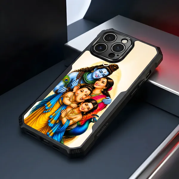 Shivan_&_Parvathi_With_Vinayagar_&_Murugan_Design_Printed_Bumper_Glossy_Back_Case_Cover_With_Camera_Protection_Mk000537_Ip