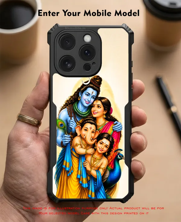 Shivan_&_Parvathi_With_Vinayagar_&_Murugan_Design_Printed_Bumper_Glossy_Back_Case_Cover_With_Camera_Protection_Mk000537_Ip