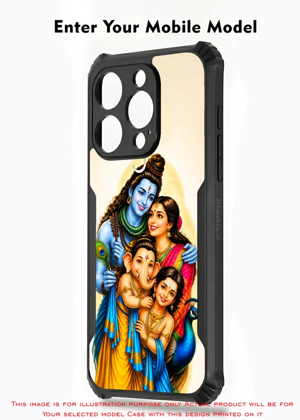 Shivan_&_Parvathi_With_Vinayagar_&_Murugan_Design_Printed_Bumper_Glossy_Back_Case_Cover_With_Camera_Protection_Mk000537_Ip