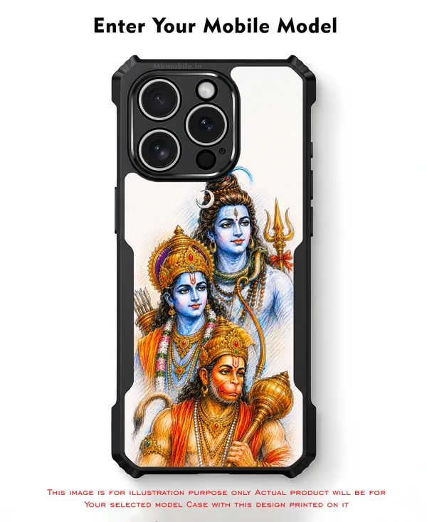 Lord_Shiva_With_Hanuman_And_Raman_Design_Printed_Bumper_Glossy_Back_Case_Cover_With_Camera_Protection_Mk000539_Ip