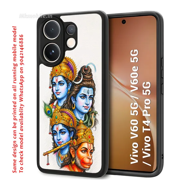 Lord_Shiva_with_Hanuman_and_Raman_Lakshman_Design_Printed_Premium_Glossy_Back_Case_Cover_With_Camera_Protection_For_Vivo_V60_5G_/_V60e_/_T4_Pro_5G_MK000540_Bx