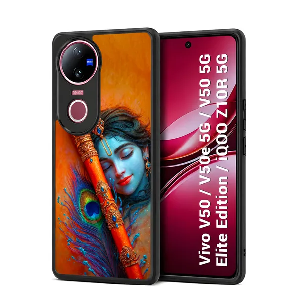 Adorable_Lord_Krishna_With_Flute_Design_Printed_Premium_Glossy_Back_Case_Cover_With_Camera_Protection_For_Vivo_V50_/_V50e_/_V50_5g_Elite_Edition_/_iQOO_Z10r_5g_MK000543_Bx