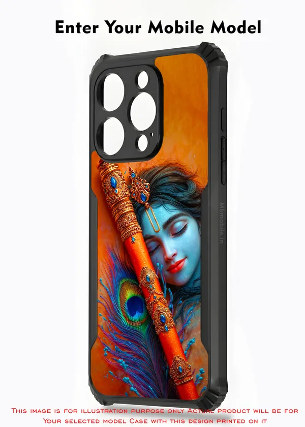 Krishna_With_Flute_Design_Printed_Bumper_Glossy_Back_Case_Cover_With_Camera_Protection_Mk000543_Ip
