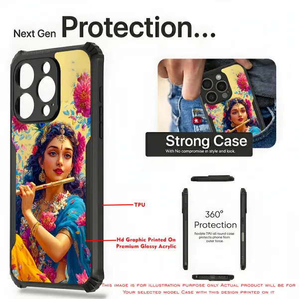 Beautiful_Radha_With_Flute_Design_Printed_Bumper_Glossy_Back_Case_Cover_With_Camera_Protection_Mk000544_Ip