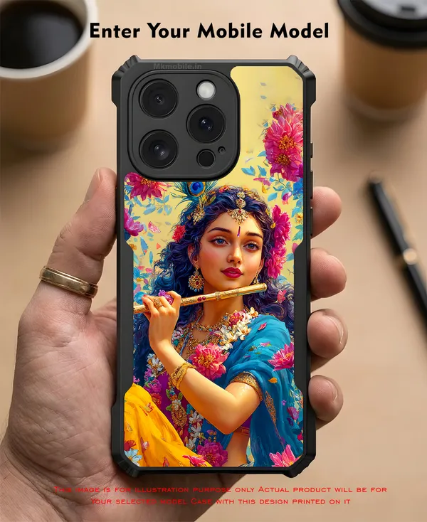 Beautiful_Radha_With_Flute_Design_Printed_Bumper_Glossy_Back_Case_Cover_With_Camera_Protection_Mk000544_Ip