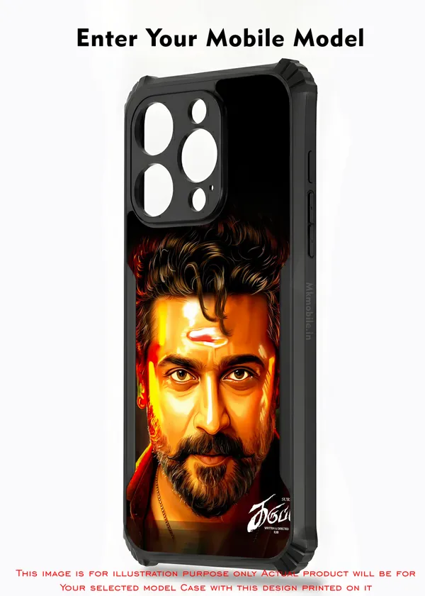 Tamil_Actor_Suriya_Karuppu_Movie_Look_Design_Printed_Bumper_Glossy_Back_Case_Cover_With_Camera_Protection_Mk000545_Ip