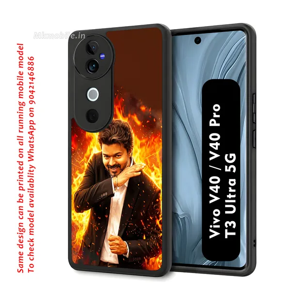 Tamilnadu_CM_C_Joseph_Vijay_Tvk_Thalapathy_On_fire_at_assambly_viral_picture_Design_Printed_Premium_Glossy_Back_Case_Cover_With_Camera_Protection_For_Vivo_V40_5G_/_V40_Pro_5G_/_T3_Ultra_5G_MK000551_Bx