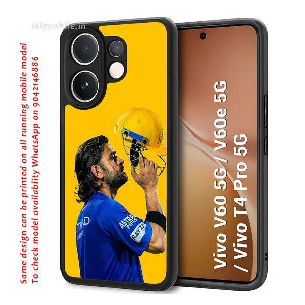 Cricket_Player_MS_Dhoni_Yellow_Background_Design_Printed_Premium_Glossy_Back_Case_Cover_With_Camera_Protection_For_Vivo_V60_5G_/_V60e_/_T4_Pro_5G_MK000558_Bx