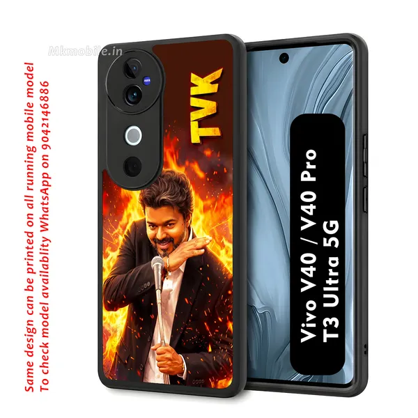 Tamilnadu_CM_C_Joseph_Vijay_Tvk_Thalapathy_On_fire_at_assambly_viral_picture_with_Tvk_text_Design_Printed_Premium_Glossy_Back_Case_Cover_With_Camera_Protection_For_Vivo_V40_5G_/_V40_Pro_5G_/_T3_Ultra_5G_MK000559_Bx