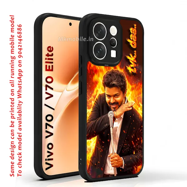 Tamilnadu_CM_C_Joseph_Vijay_Tvk_Thalapathy_On_fire_at_assambly_viral_picture_with_Tvk_daa_text_Design_Printed_Premium_Glossy_Back_Case_Cover_With_Camera_Protection_For_Vivo_V70_5G_/_V70_5G_Elite_MK000566_Bx