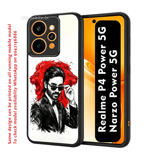 Tamil_Actor_Dhanush_Design_Printed_Premium_Glossy_Back_Case_Cover_With_Camera_Protection_For_Realme_P4_Power_5G_/_Narzo_Power_5G_MK000571_Bx
