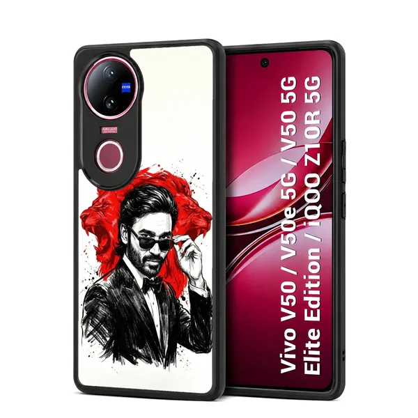 Tamil_Actor_Dhanush_Design_Printed_Premium_Glossy_Back_Case_Cover_With_Camera_Protection_For_Vivo_V50_/_V50e_/_V50_5g_Elite_Edition_/_iQOO_Z10r_5g_MK000571_Bx