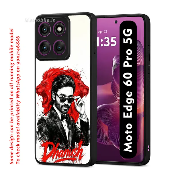 Tamil_actor_Dhanush_with_Name_Design_Printed_Premium_Glossy_Back_Case_Cover_With_Camera_Protection_For_Moto_Edge_60_Pro_5G_MK000572_Bx