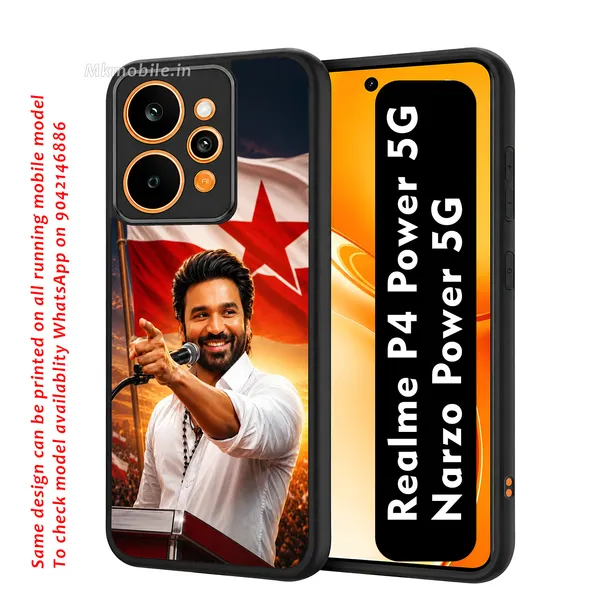 Tamil_Actor_Dhanush_Design_Printed_Premium_Glossy_Back_Case_Cover_With_Camera_Protection_For_Realme_P4_Power_5G_/_Narzo_Power_5G_MK000574_Bx