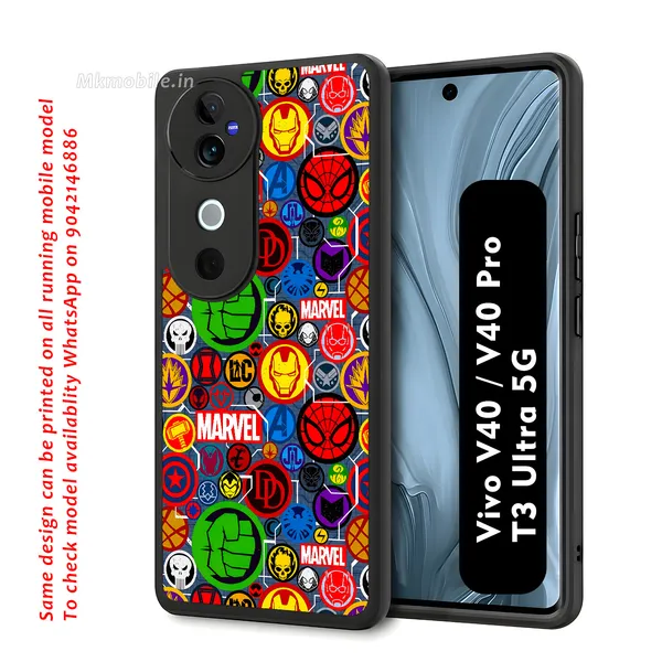 Marvel_superhero_symbols_and_logos,_including_the_Hulk,_Iron_Man,_SpiderMan,_and_Captain_America_Design_Printed_Premium_Glossy_Back_Case_Cover_With_Camera_Protection_For_Vivo_V40_5G_/_V40_Pro_5G_/_T3_Ultra_5G_MK000583_Bx