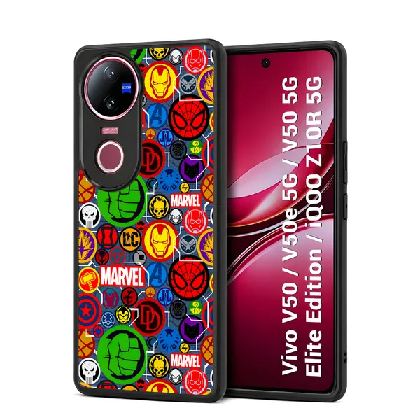 Marvel_superhero_symbols_and_logos,_including_the_Hulk,_Iron_Man,_SpiderMan,_and_Captain_America_Design_Printed_Premium_Glossy_Back_Case_Cover_With_Camera_Protection_For_Vivo_V50_/_V50e_/_V50_5g_Elite_Edition_/_iQOO_Z10r_5g_MK000583_Bx